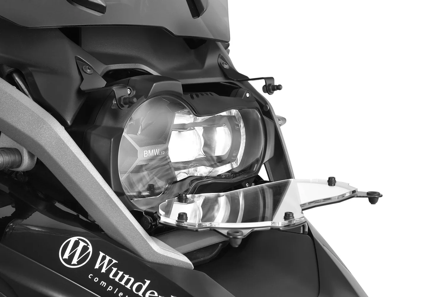 Wunderlich Headlight Protector Foldable Clear | Black