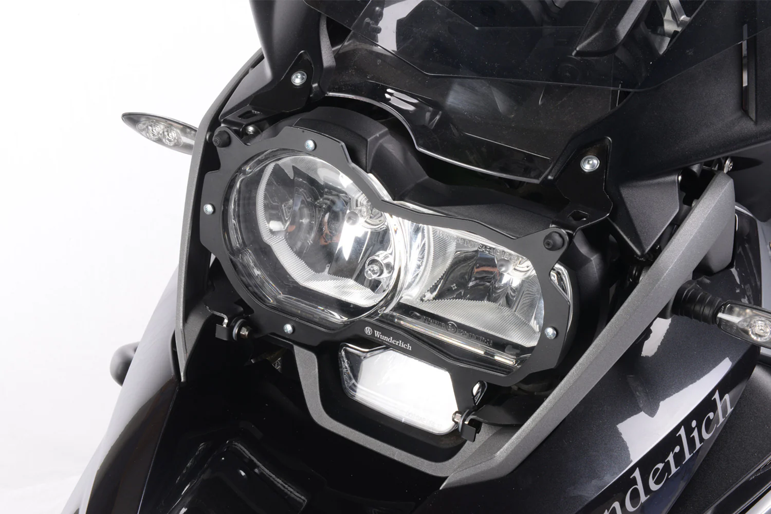 Wunderlich Headlight Protector Foldable Clear | Black - Image 3