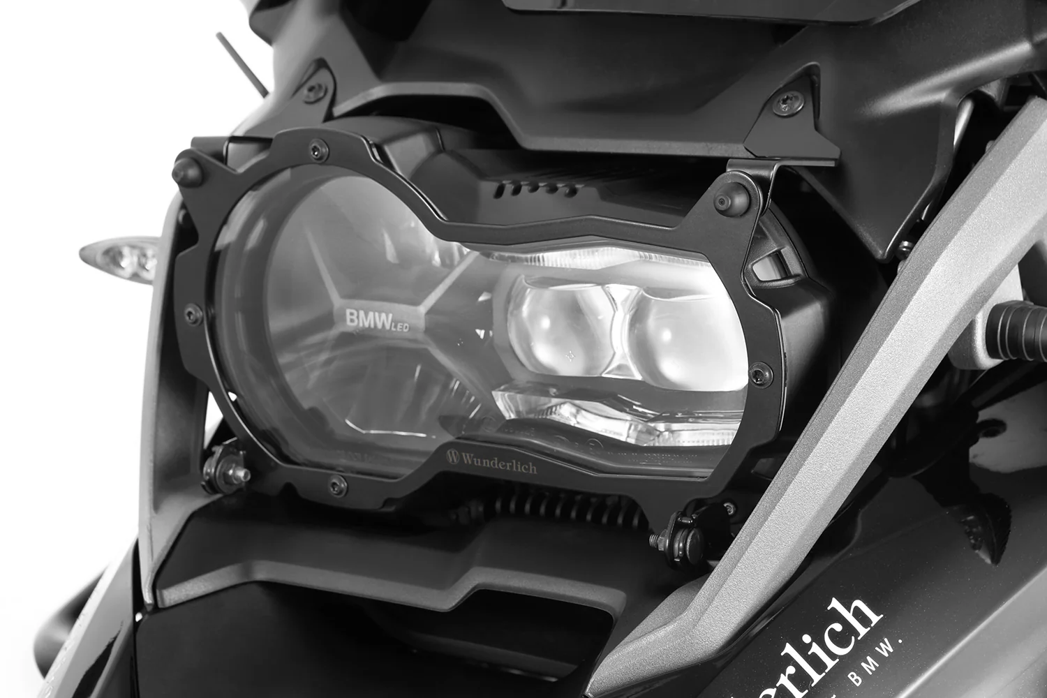 Wunderlich Headlight Protector Foldable Clear | Black - Image 5