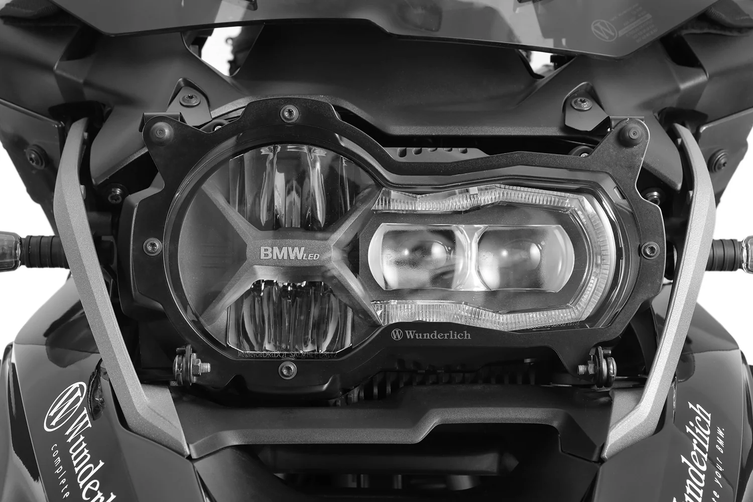 Wunderlich Headlight Protector Foldable Clear | Black - Image 6