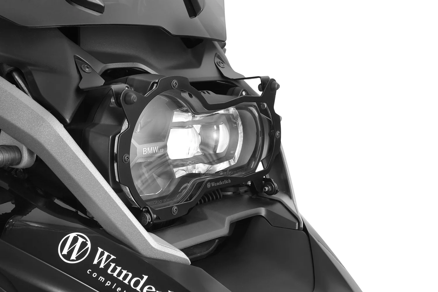 Wunderlich Headlight Protector Foldable Clear | Black - Image 7
