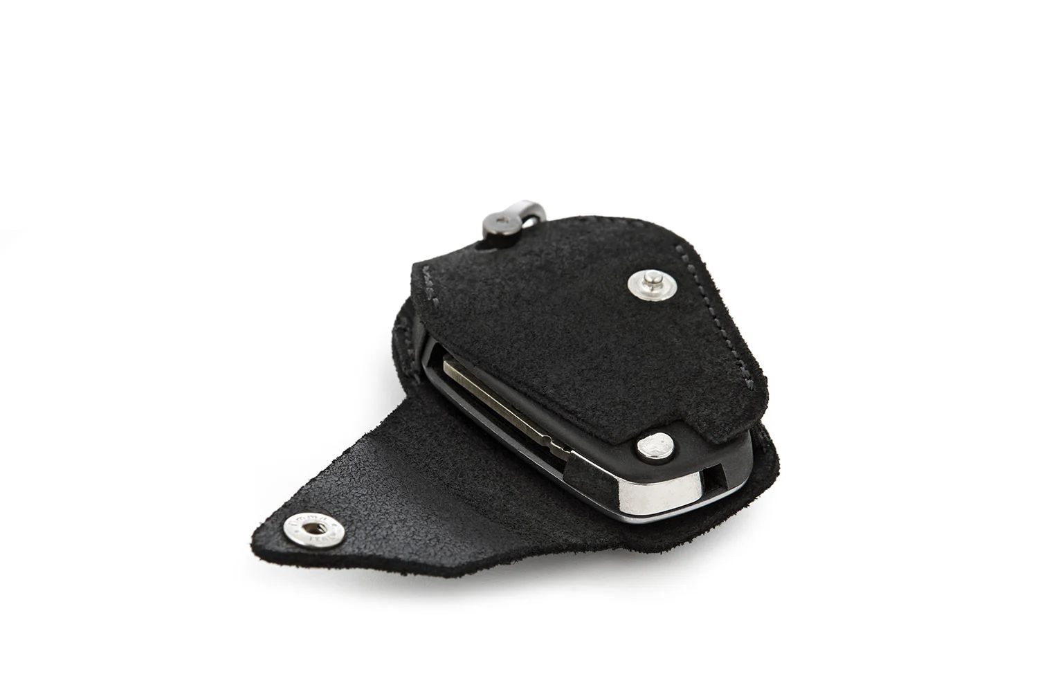 Wunderlich Keyless Ride Key Pouch Genuine Leather | Black | BMW R 12 - Image 3