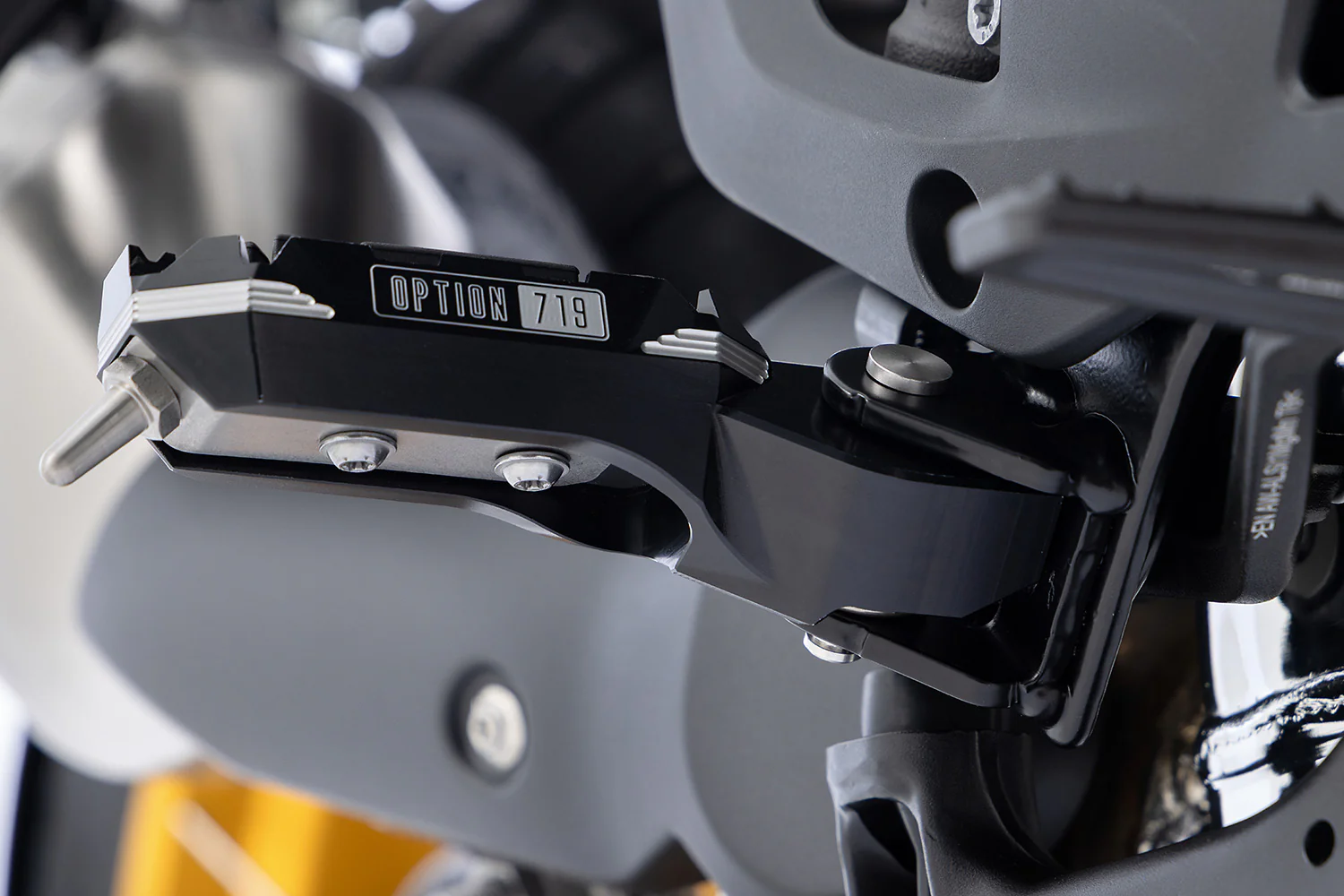 Wunderlich Lean Angle Indicators For Option 719 Footrests | Silver | BMW R 1300 GS - Image 4
