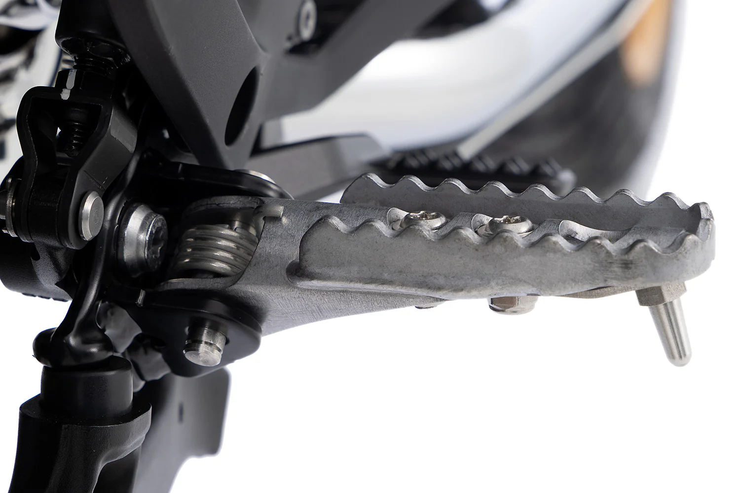 Wunderlich Lean Angle Indicators For Original Footrests | Silver | BMW R 1300 GS - Image 7