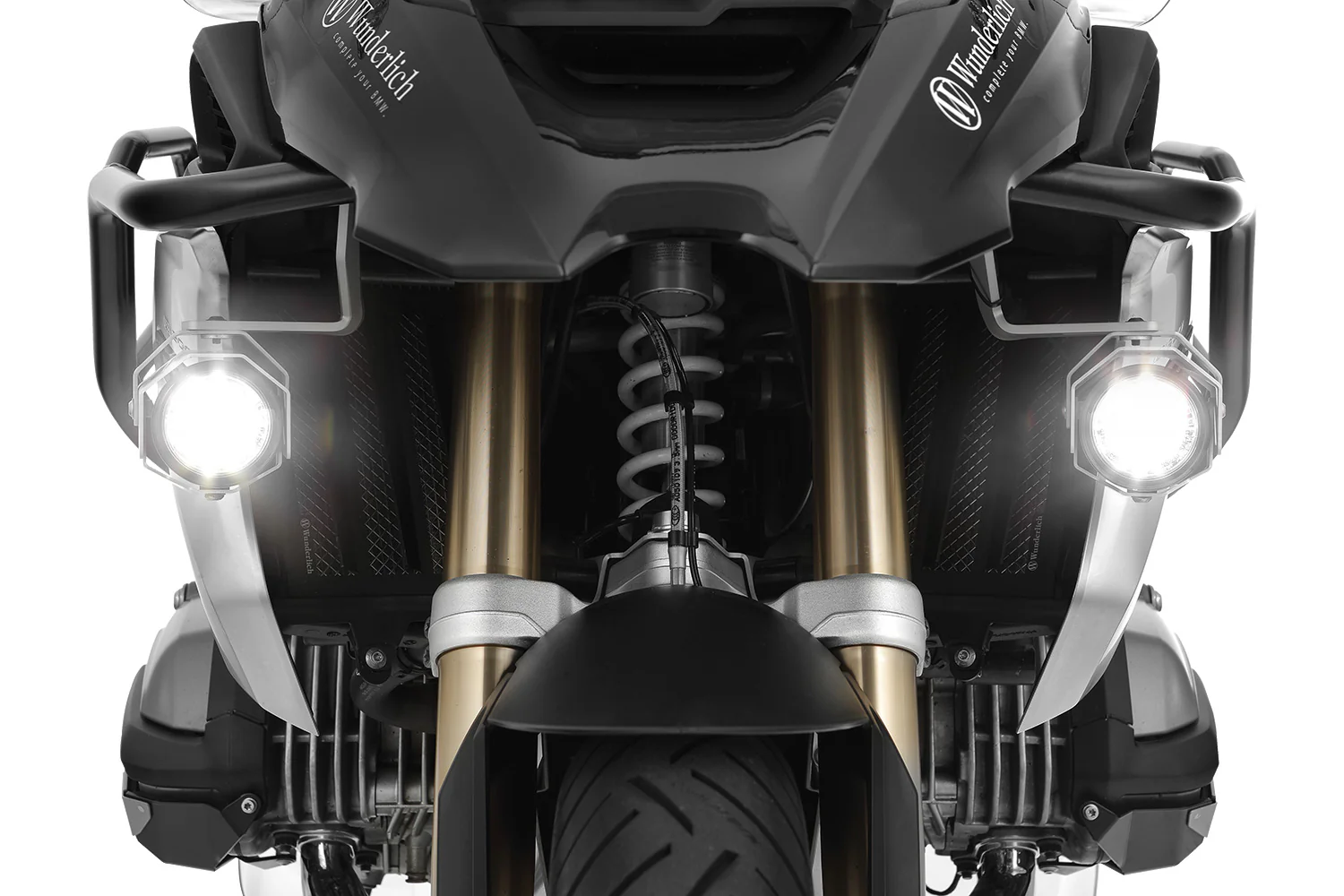 Wunderlich LED Additional Head Light Aton | Silver | BMW R 1250 GS - Image 2