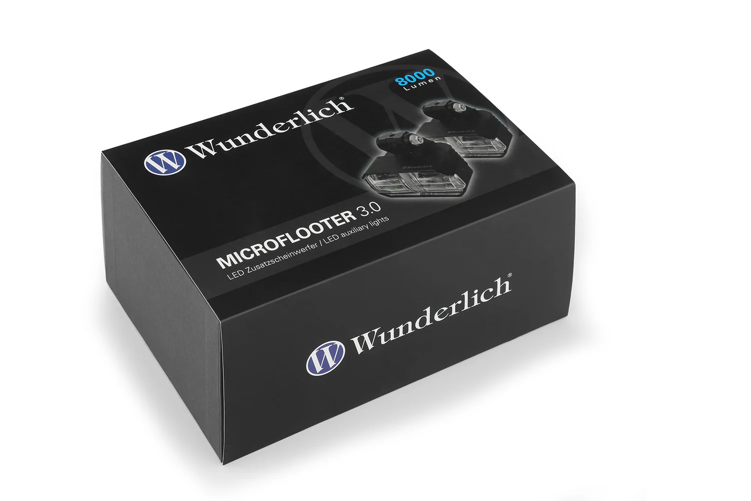 Wunderlich LED Auxillary Headlight Microflooter 3.0 Vehicle Mounting | Black | BMW S 1000 XR - Image 4