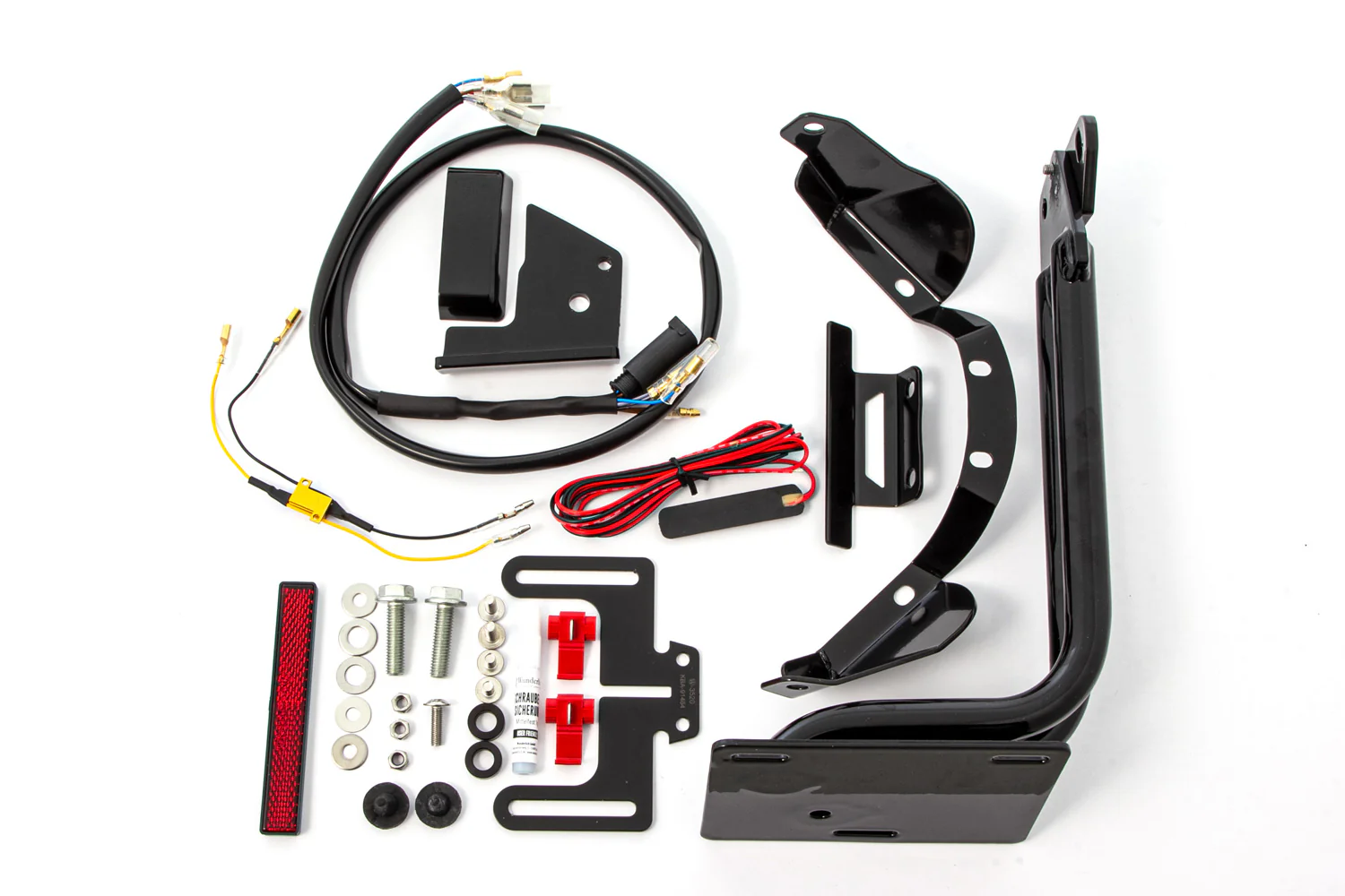 Wunderlich Low Tail Conversion with Indicator Bracket M8 Screw Thread | Black - Image 5