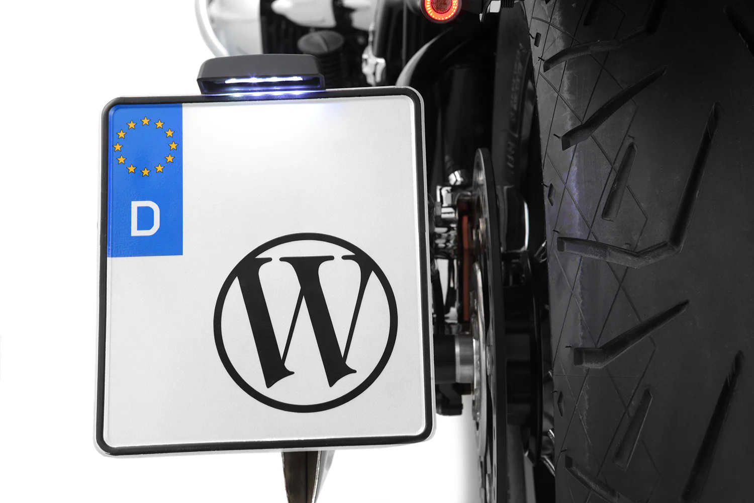 Wunderlich Low Tail Conversion with Indicator Bracket M8 Screw Thread | Black - Image 8