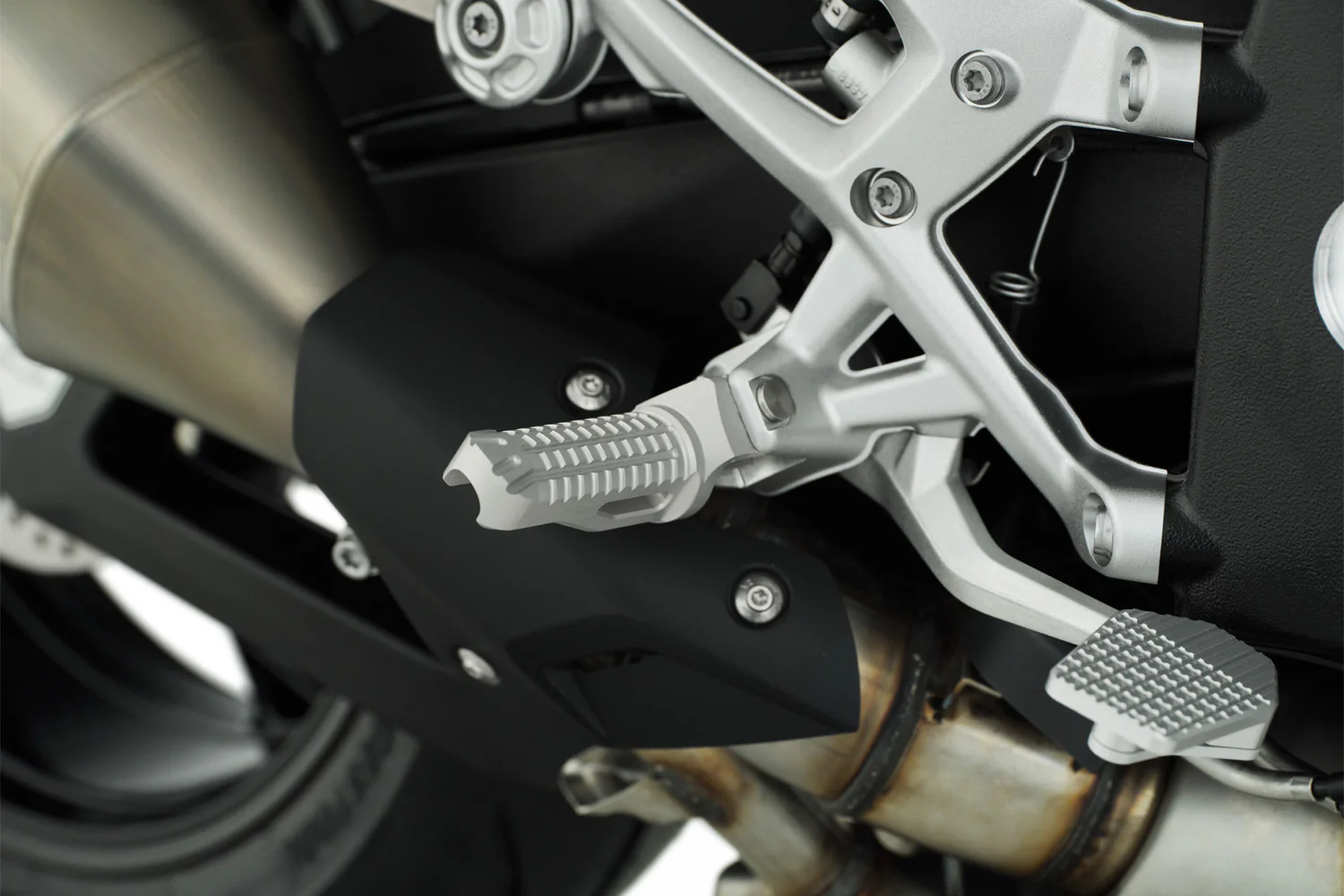 Wunderlich Lower Footrests Ergo-Comfort | Silver | BMW M 1000 R