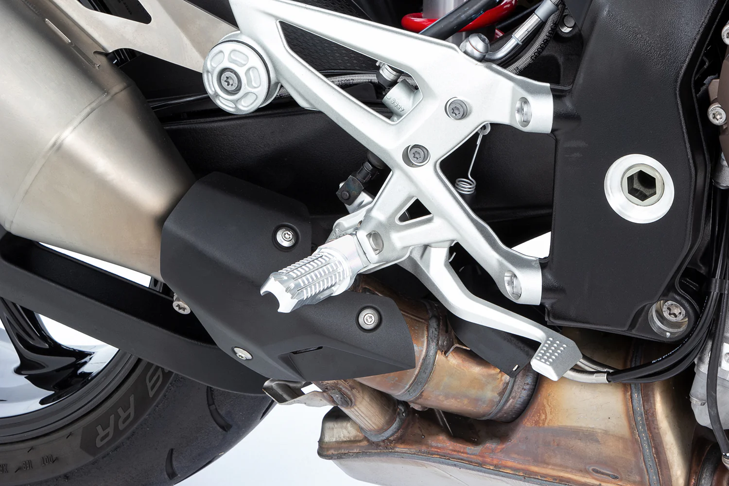 Wunderlich Lower Footrests Ergo-Comfort | Silver | BMW M 1000 R - Image 2