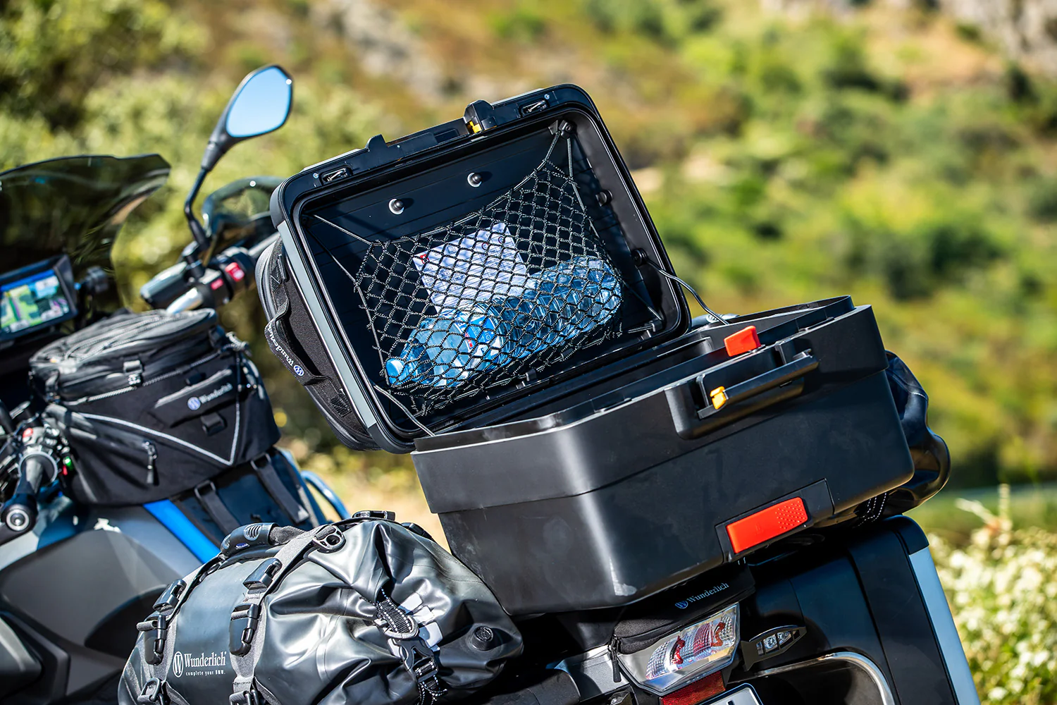 Wunderlich Luggage Net for Original Vario Case and Vario Top Case | Black - Image 3
