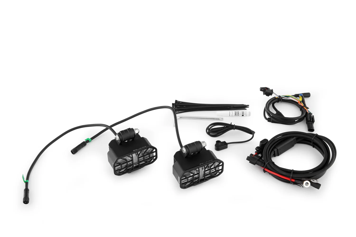 Wunderlich Microflooter 3.0 LED Auxiliary Lights | Black | BMW R 1300 GS Adventure - Image 4