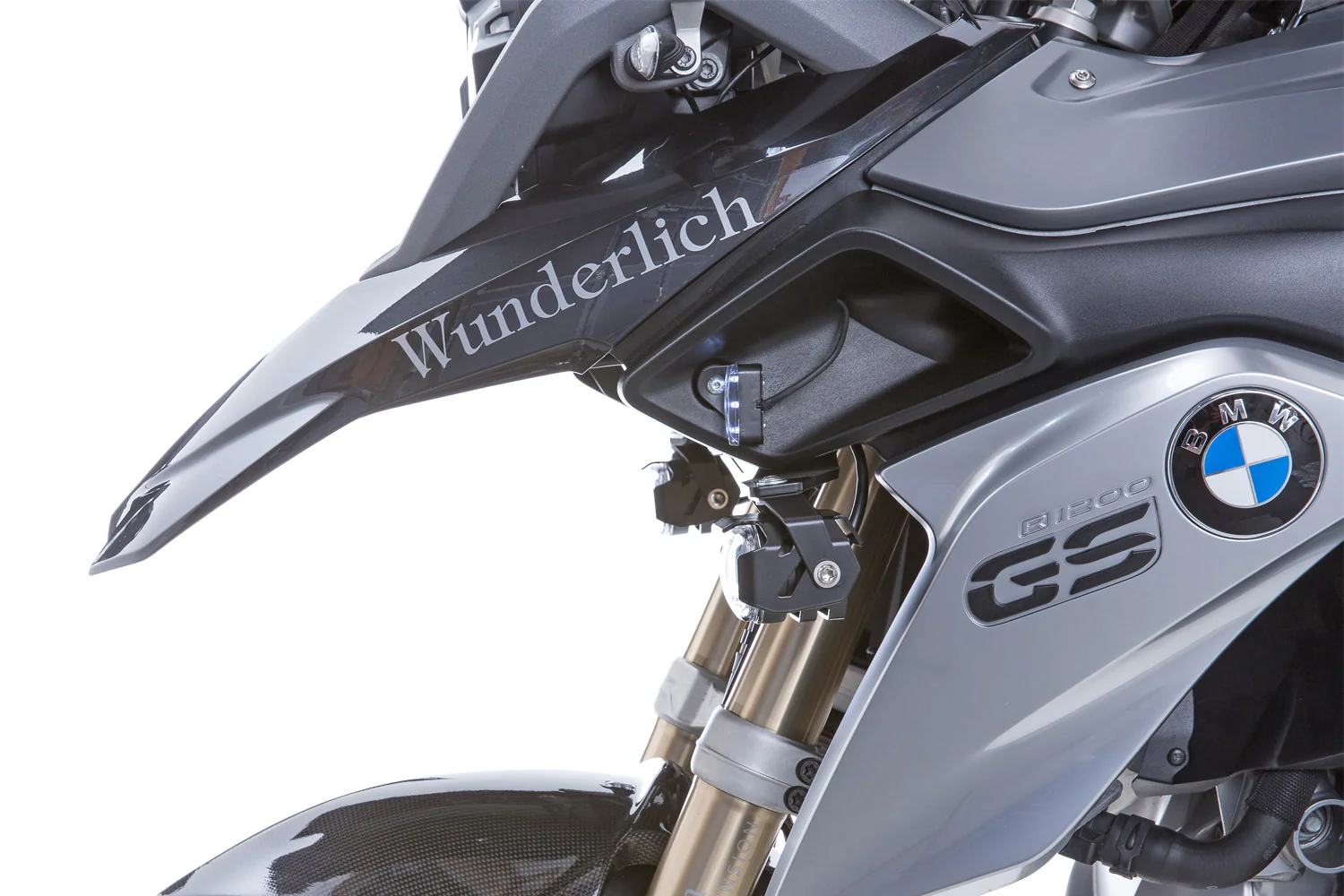 Wunderlich Microflooter LED Auxiliary Headlight | Black | BMW R 1250 GS - Image 4