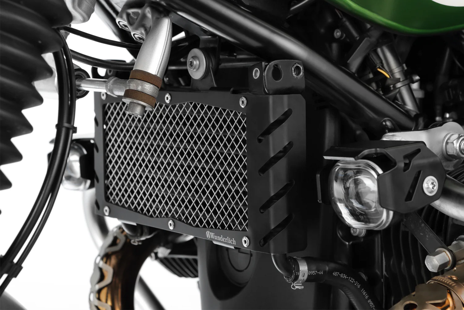 Wunderlich Microflooter LED Auxiliary Headlight | Black | BMW R nineT