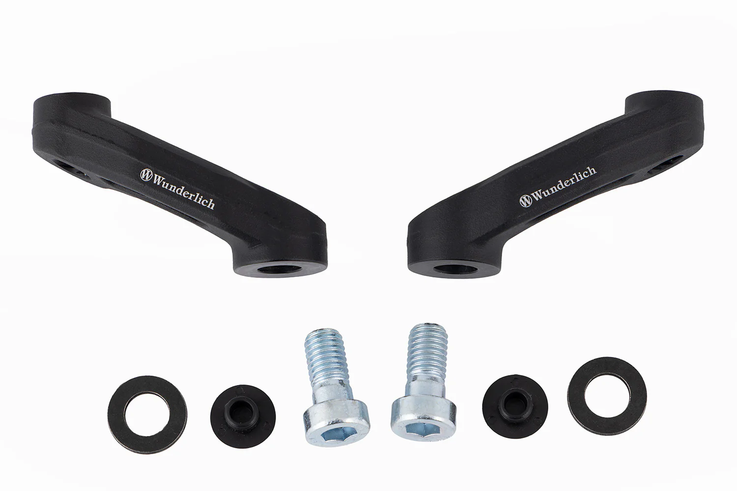 Wunderlich Mirror Adapter Up + Wide Set | Black | BMW R 1300 GS - Image 2