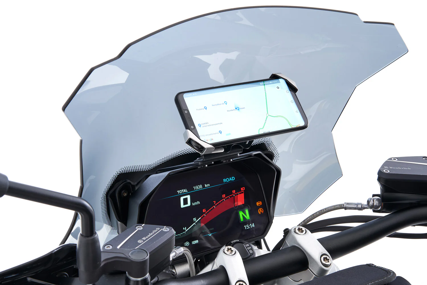 Wunderlich Multiclamp Adapter For Universal Device Carrier | Black | BMW R 1250 R - Image 2