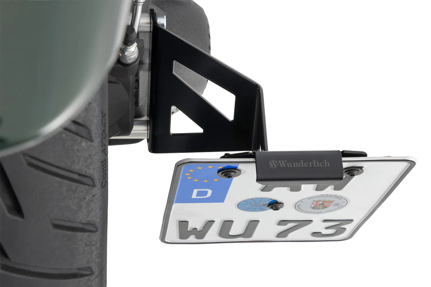 Wunderlich Number Plate Holder Low | Black | BMW R 12 - Image 4