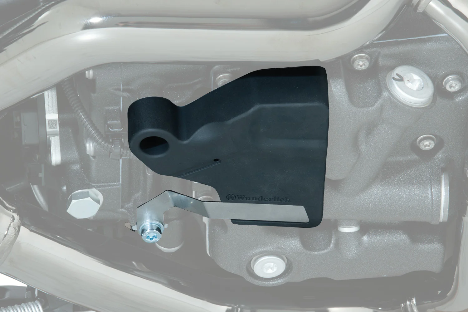 Wunderlich Oil Level Sensor Guard | Black | BMW R 1300 R - Image 2