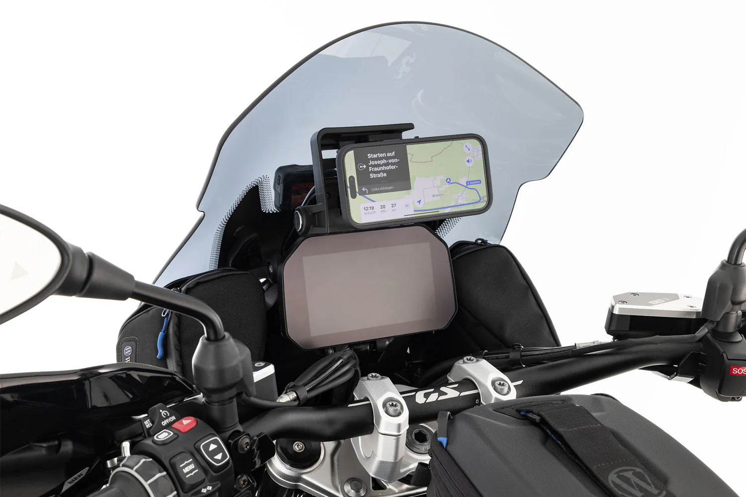 Wunderlich Original Navigation Holders with Peak Design Mount | Black | BMW R nineT - Image 3