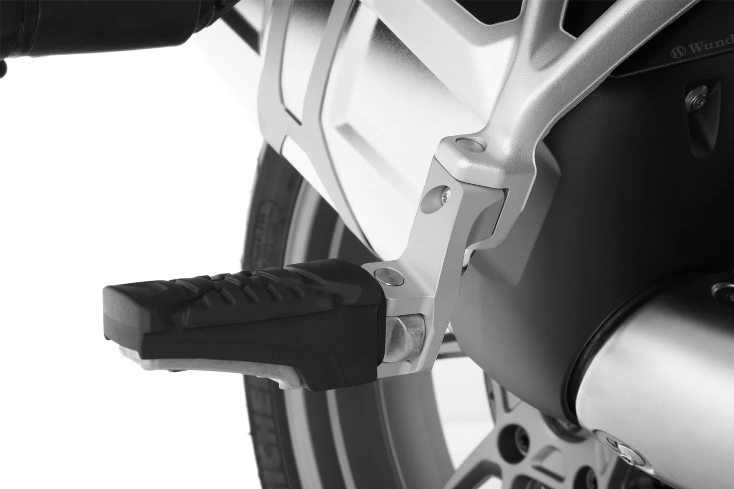 Wunderlich Passenger Footrest Lowering Kit | Silver | BMW R 1250 GS
