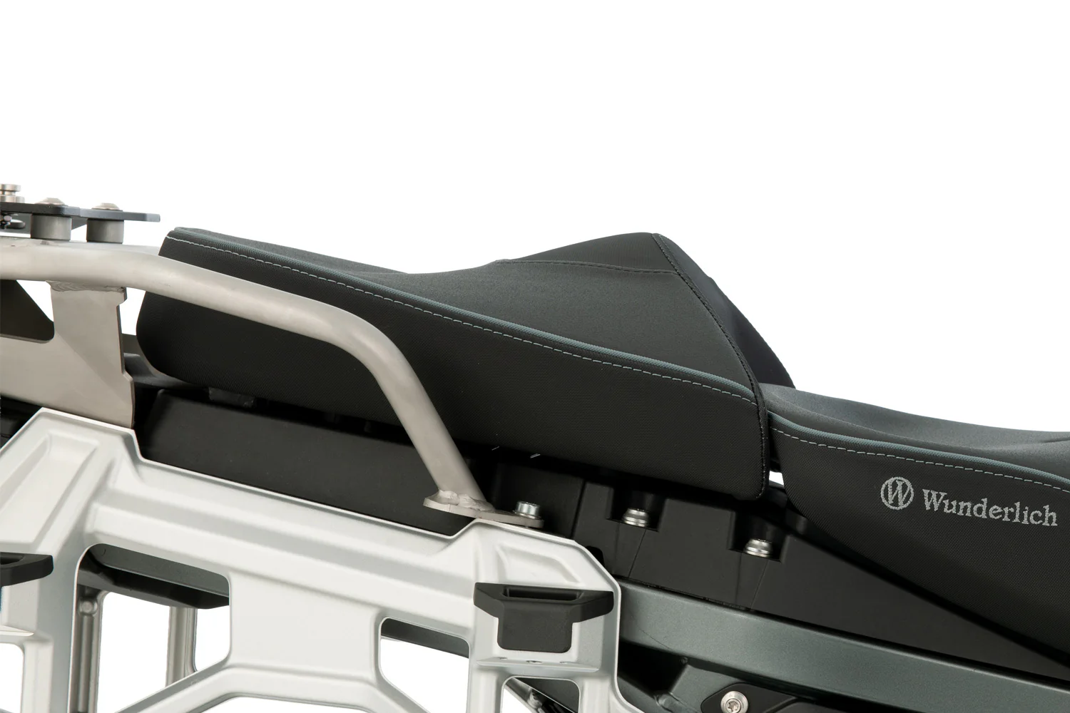 Wunderlich Passenger Seat Aktivkomfort with Heating Smart Standard | Black | BMW R 1300 GS Adventure - Image 2