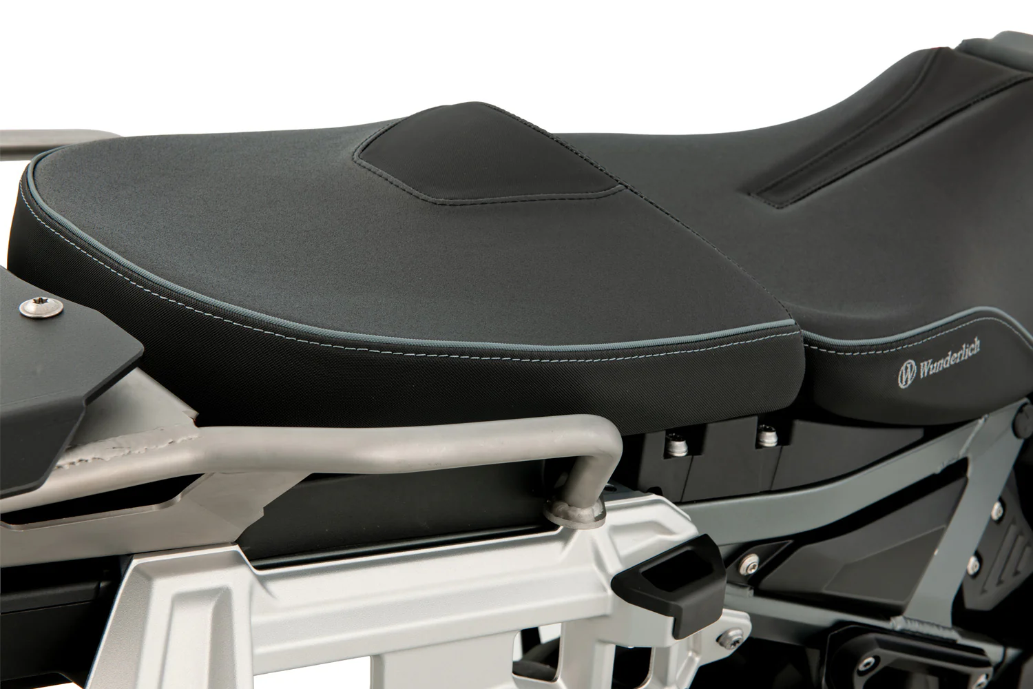 Wunderlich Passenger Seat Aktivkomfort with Heating Smart Standard | Black | BMW R 1300 GS Adventure - Image 6