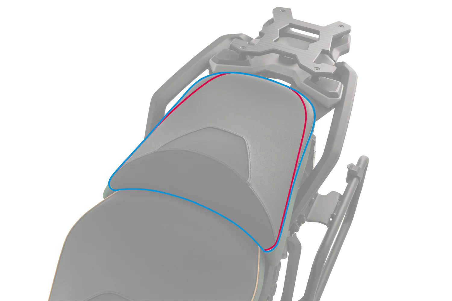 Wunderlich Passenger Seat Aktivkomfort with Smart heating Queens-Edition Standard | Green-Gold | BMW R 1300 GS - Image 11