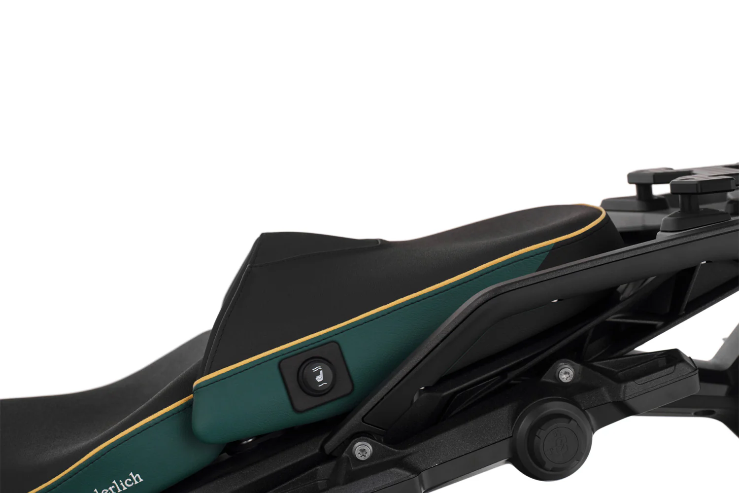 Wunderlich Passenger Seat Aktivkomfort with Smart heating Queens-Edition Standard | Green-Gold | BMW R 1300 GS - Image 4