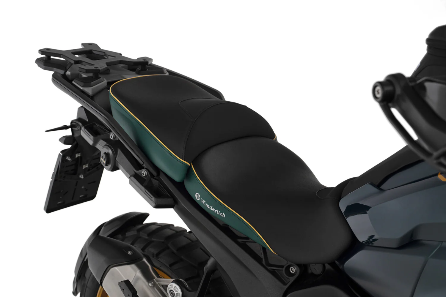 Wunderlich Passenger Seat Aktivkomfort with Smart heating Queens-Edition Standard | Green-Gold | BMW R 1300 GS - Image 7