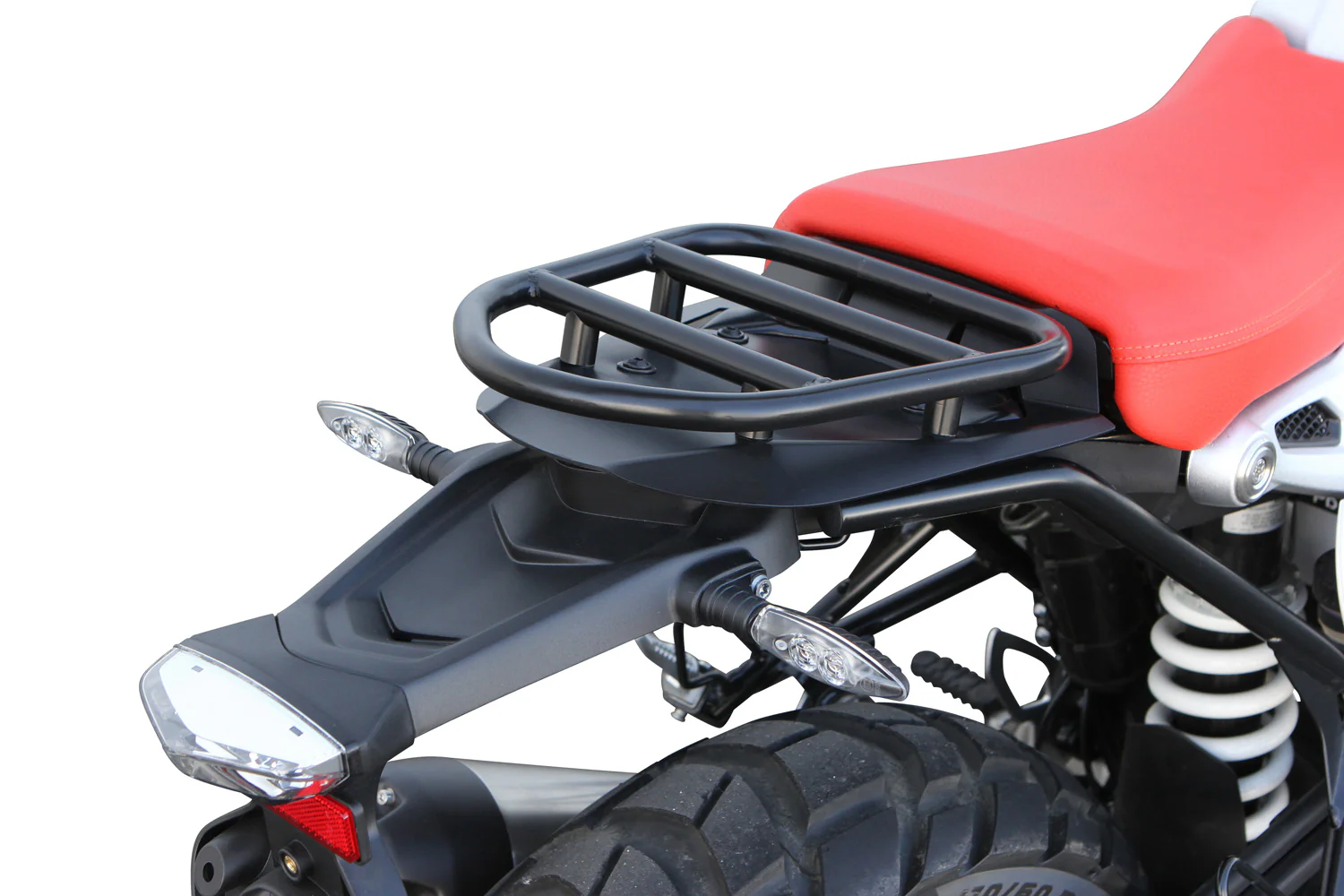 Wunderlich Pillion Luggage Rack Rallye with Passenger Frame | Black | BMW R nineT