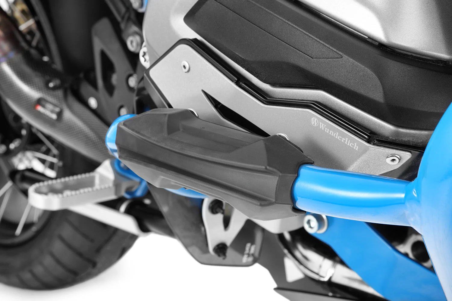 Wunderlich Protection Bar Protector Set 25mm | Black | BMW R 1250 RT - Image 6