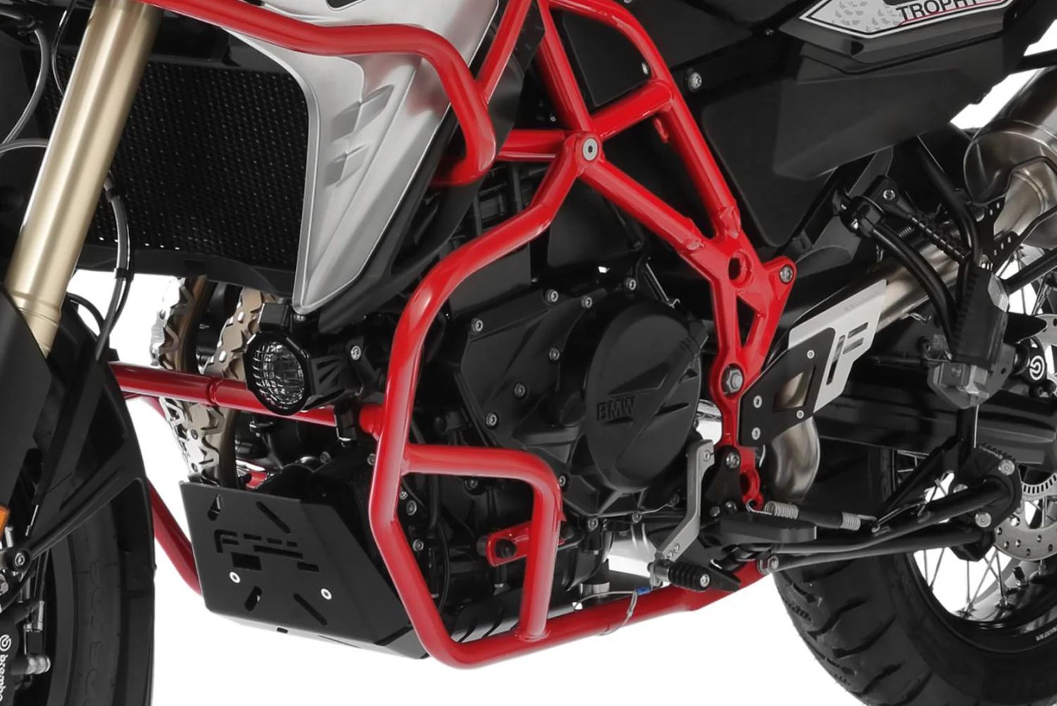 Wunderlich Protection Bar Set | Red | BMW F 800 GS - Image 2