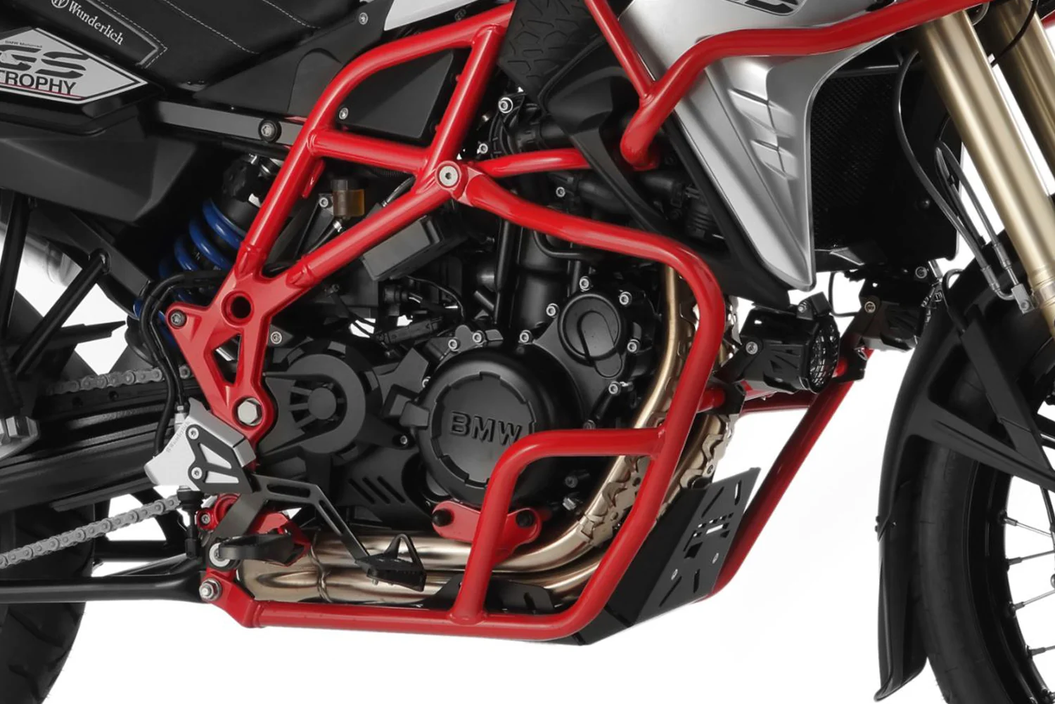 Wunderlich Protection Bar Set | Red | BMW F 800 GS - Image 3