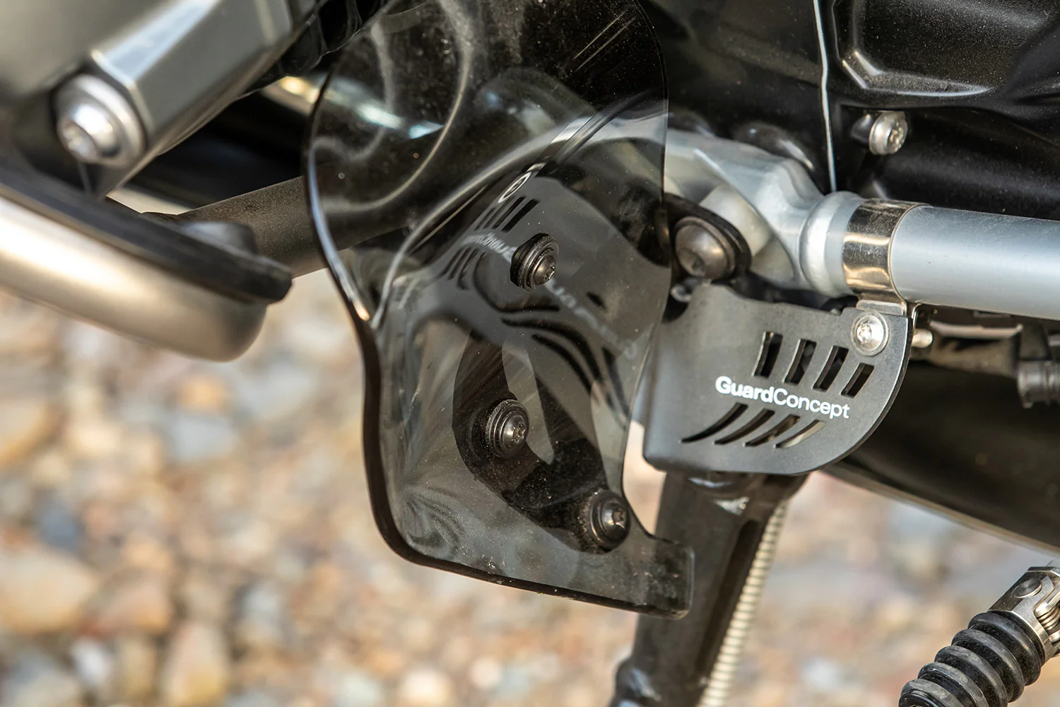 Wunderlich Protection For Side Stand Switch Switchguard | Black | BMW R 1250 GS - Image 2