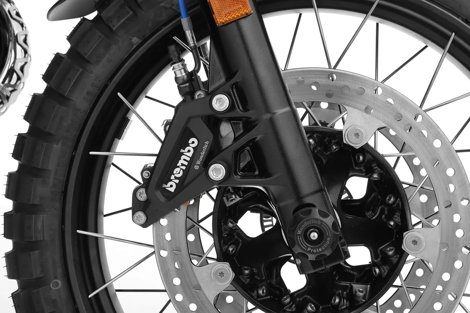 Wunderlich Protection Pad Doubleshock Front | Black | BMW R nineT Scrambler - Image 2