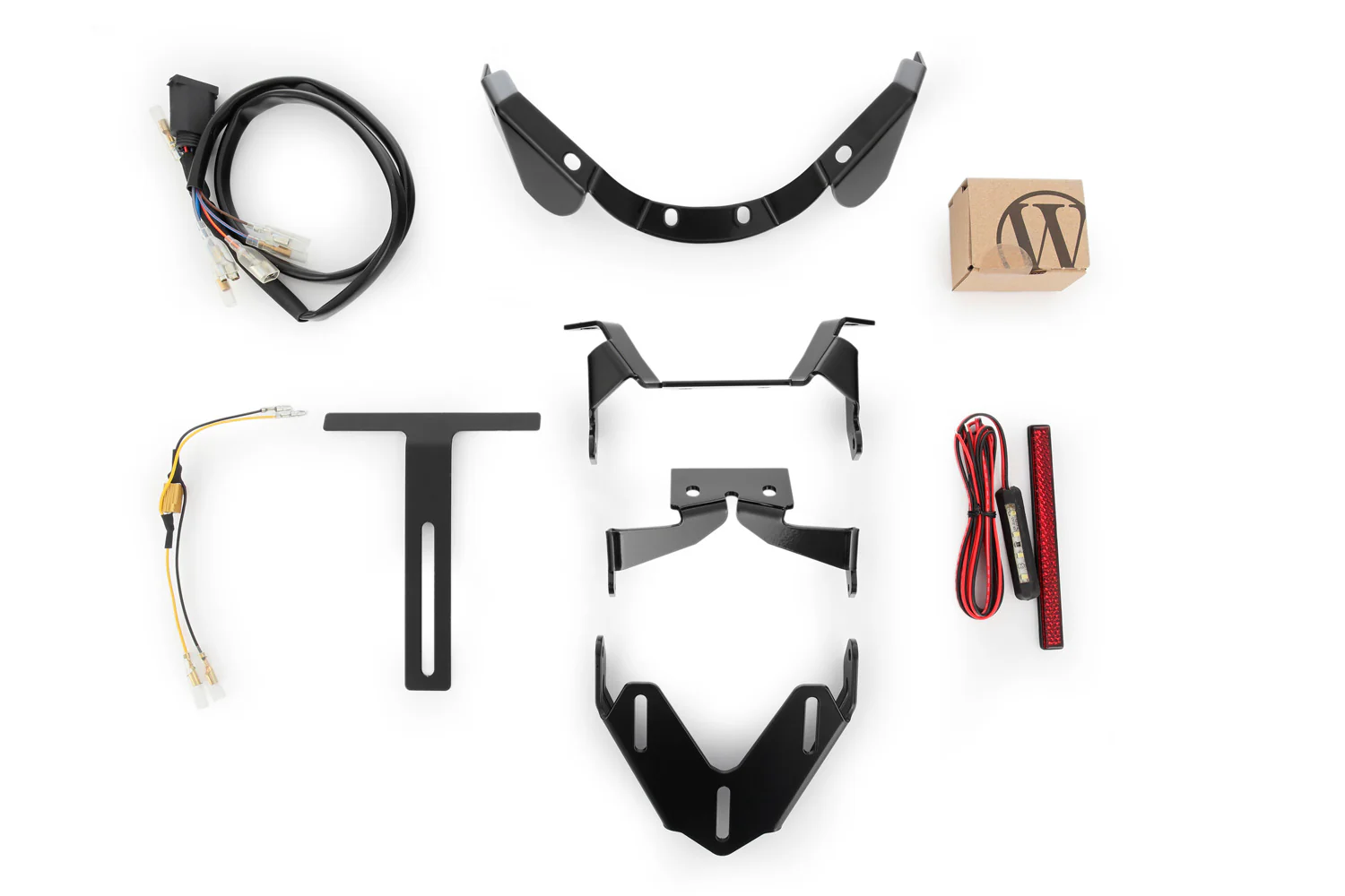 Wunderlich Pure Tail Conversion with Indicator Bracket M5 Screw Thread | Black - Image 2