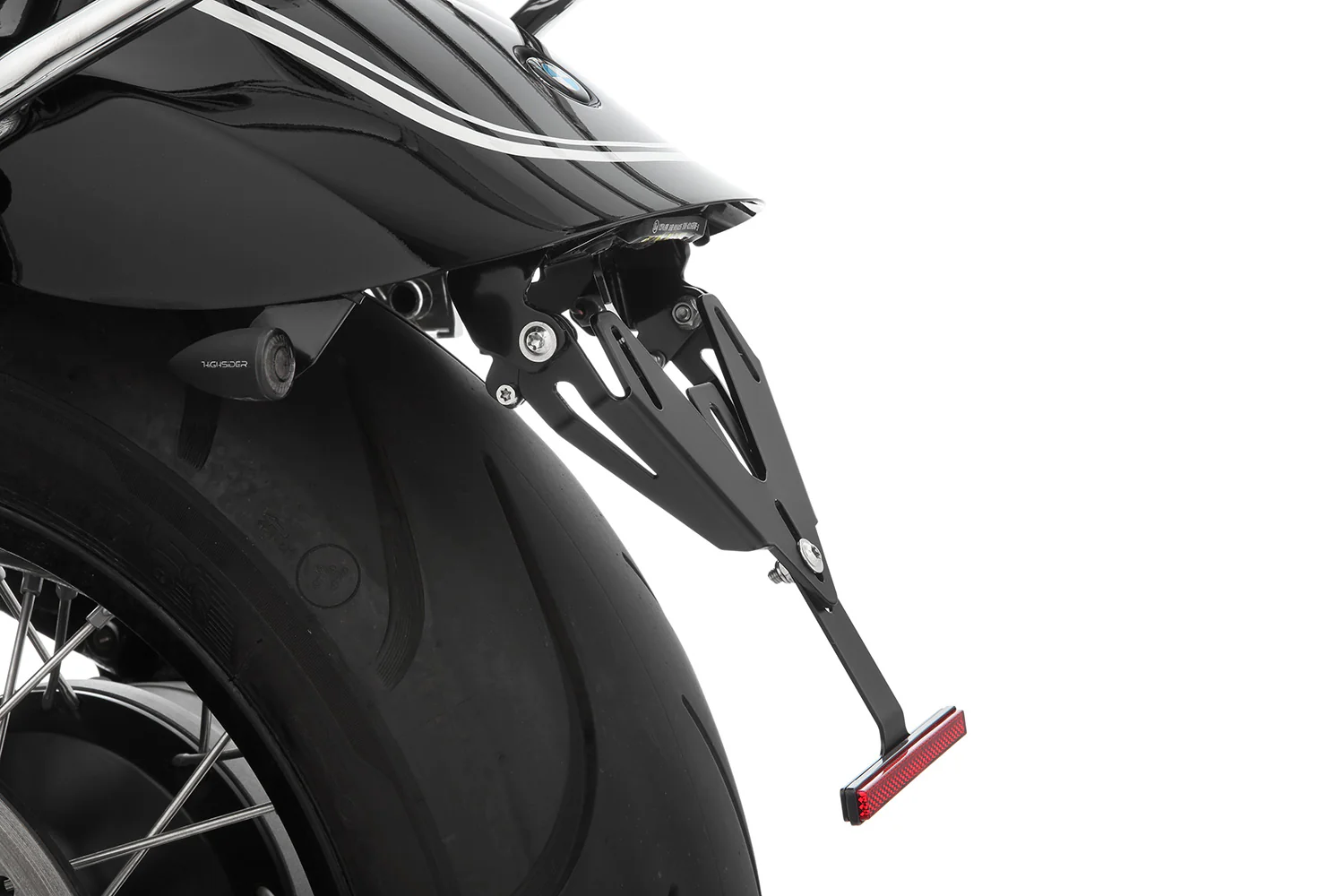Wunderlich Pure Tail Conversion with Indicator Bracket M5 Screw Thread | Black - Image 3