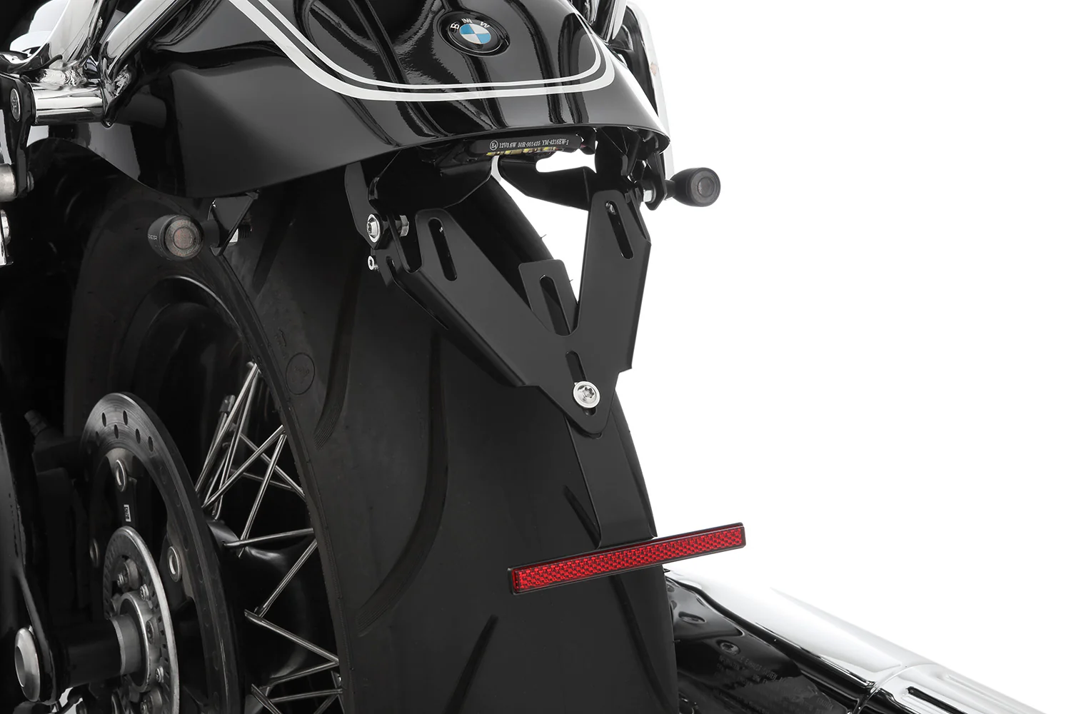 Wunderlich Pure Tail Conversion with Indicator Bracket M5 Screw Thread | Black - Image 5