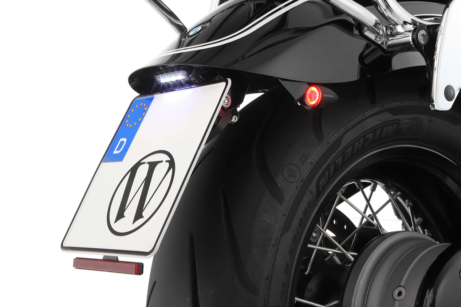 Wunderlich Pure Tail Conversion with Indicator Bracket M5 Screw Thread | Black - Image 7