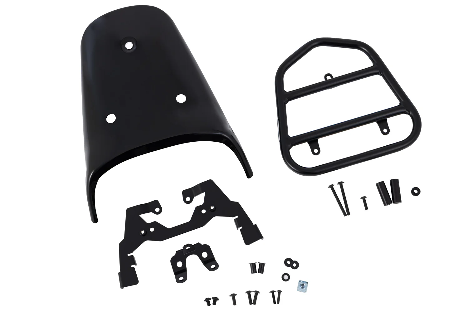 Wunderlich Rear Cover with Luggage Rack | Black | BMW R 12 nineT - Image 2