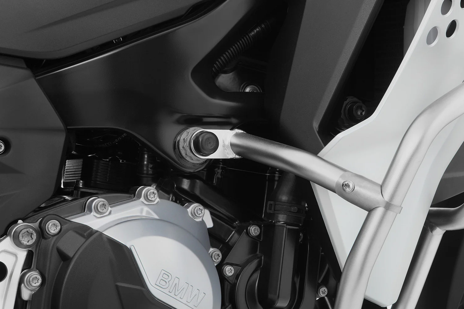Wunderlich Reinforcement Bar for Original Engine Guard | Silver | BMW F 900 GS