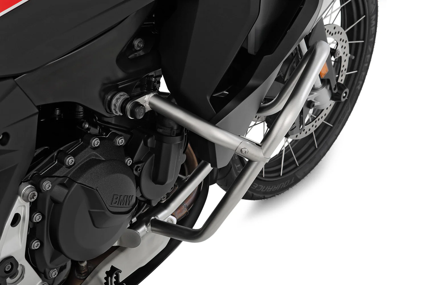 Wunderlich Reinforcement Bar for Original Engine Guard | Silver | BMW F 900 GS - Image 5
