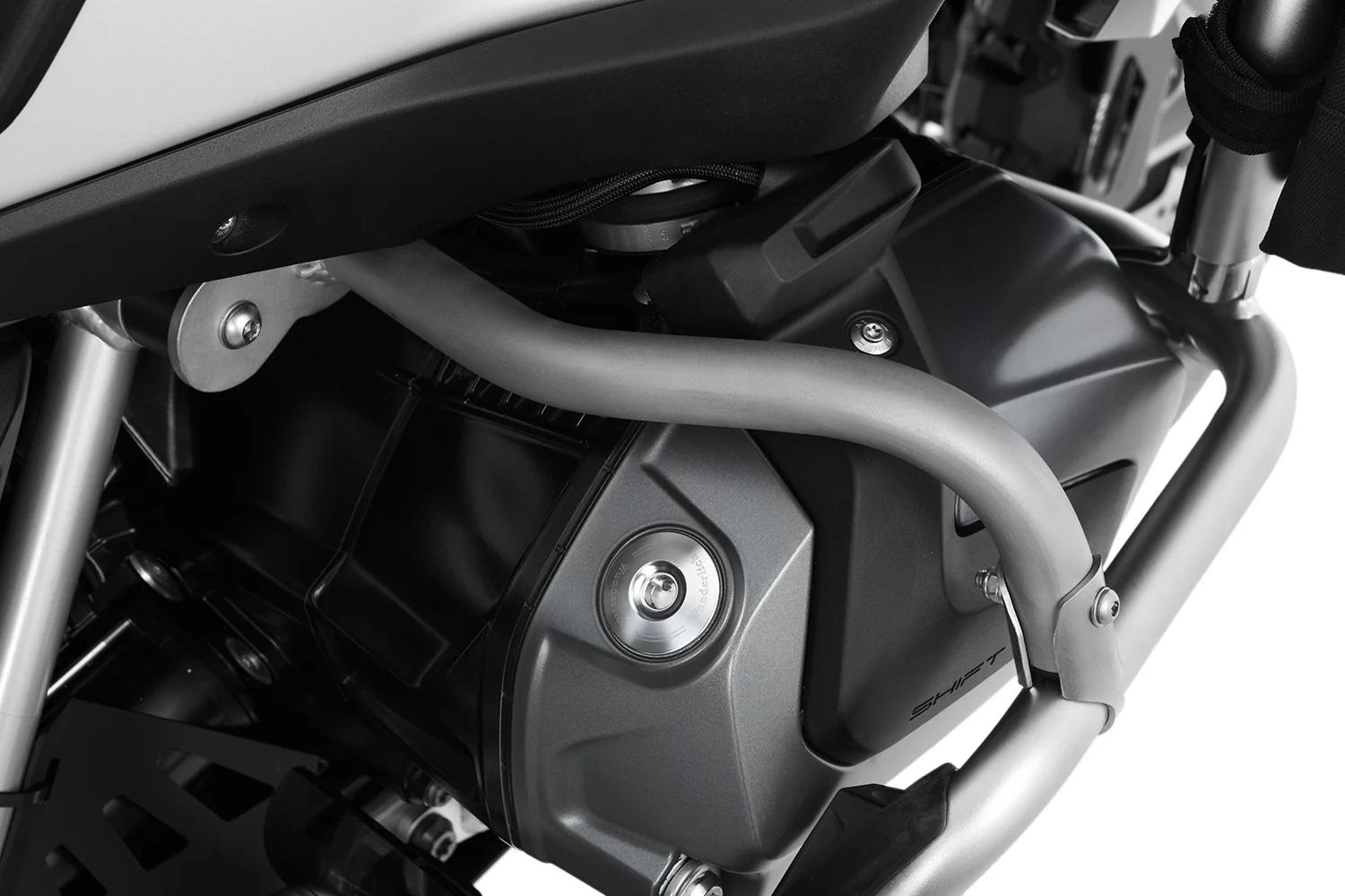 Wunderlich Reinforcement Bar For Original Engine Protection Bar | Silver | BMW R 1250 GS