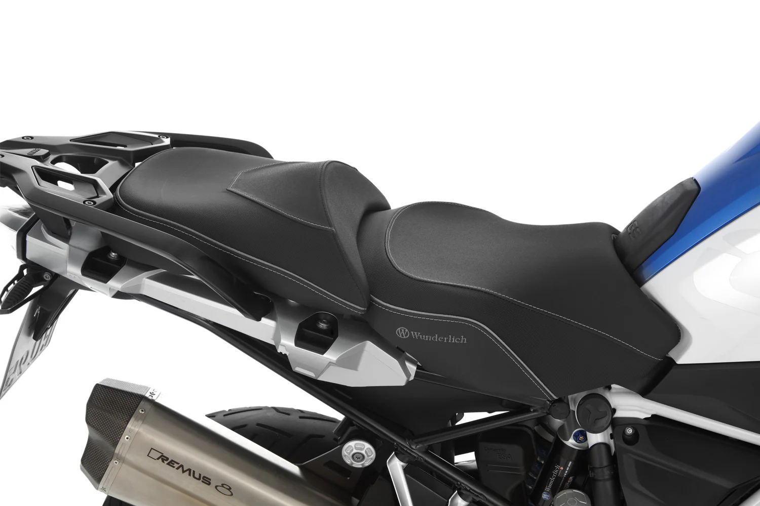 Wunderlich Rider Seat Aktivkomfort with Aftermarket Heating High | Black | BMW R 1250 GS Adventure - Image 6
