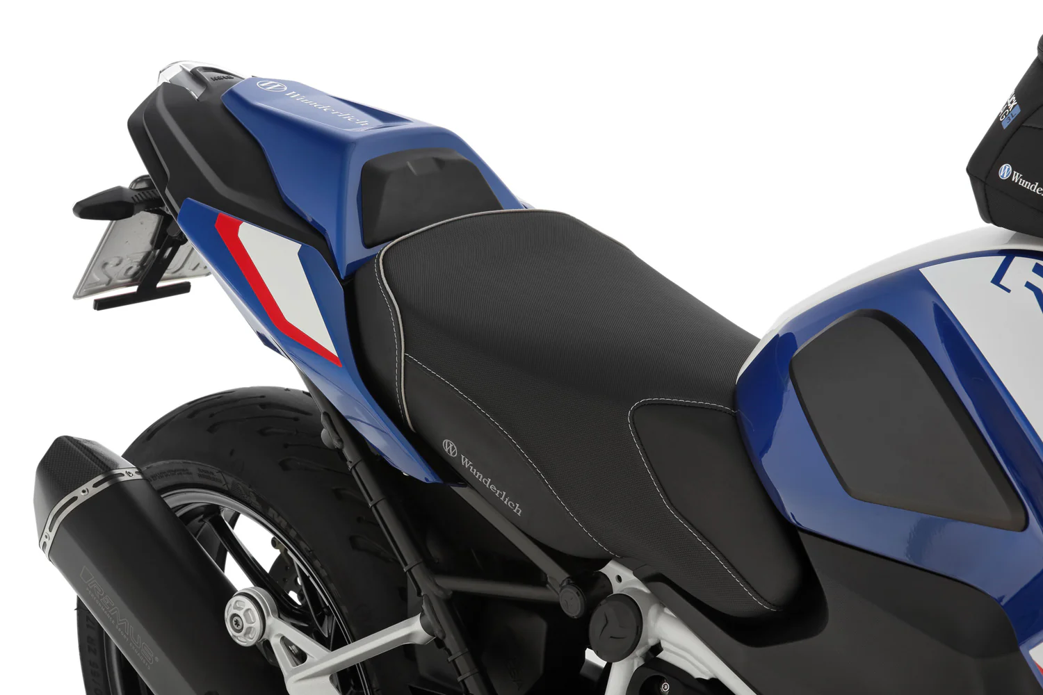 Wunderlich Rider Seat Aktivkomfort with Aftermarket Heating High | Black | BMW R 1250 R