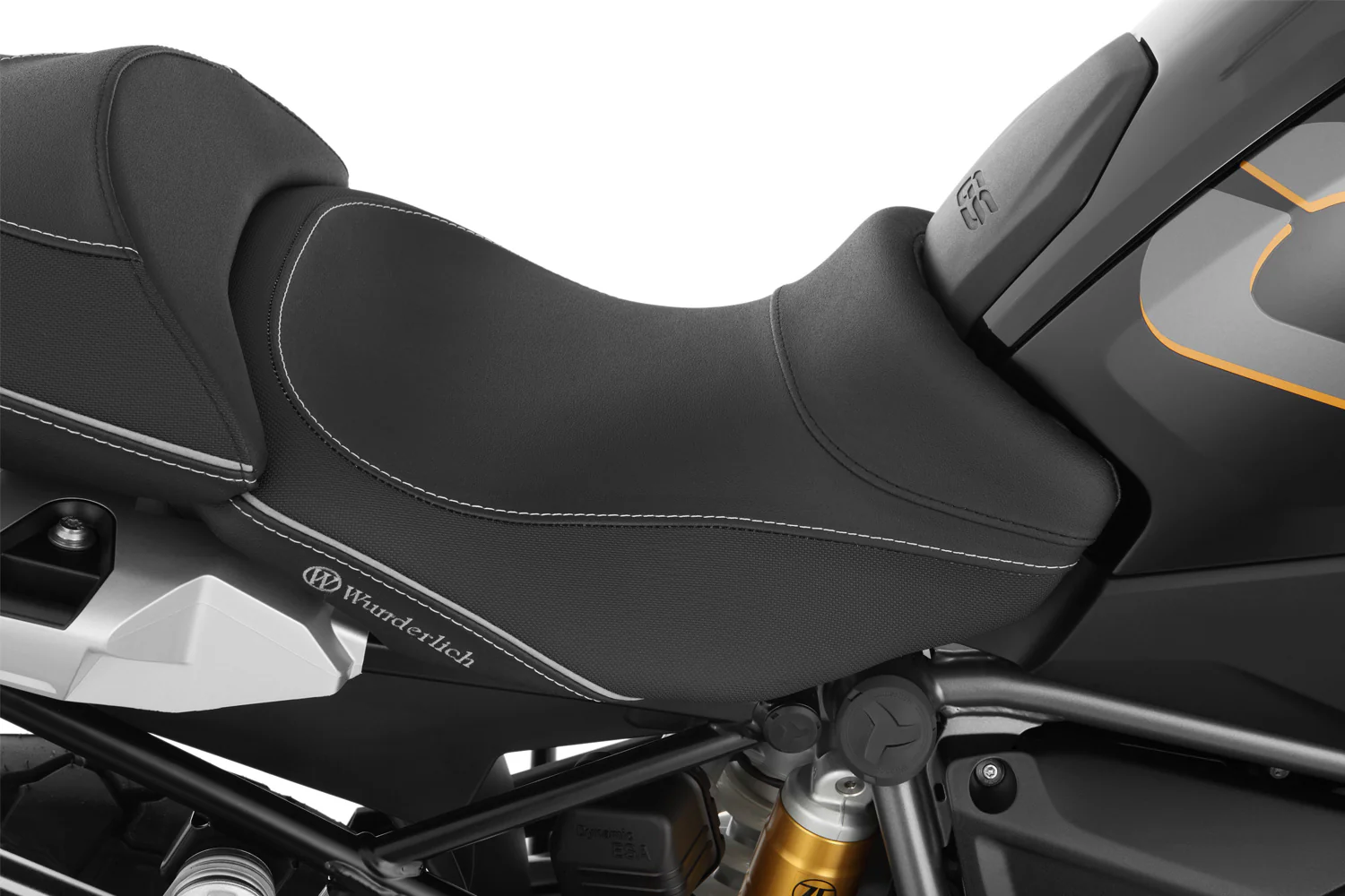 Wunderlich Rider Seat Aktivkomfort with Aftermarket Heating Low | Black | BMW R 1250 GS Adventure