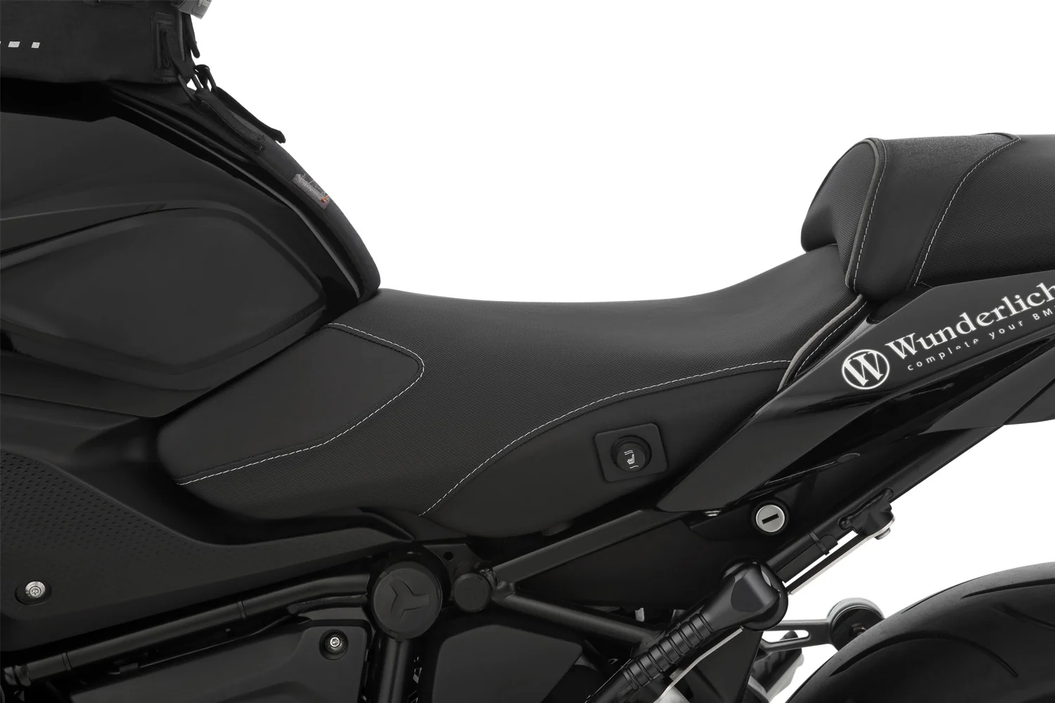 Wunderlich Rider Seat Aktivkomfort with Aftermarket Heating Standard | Black | BMW R 1250 R - Image 6