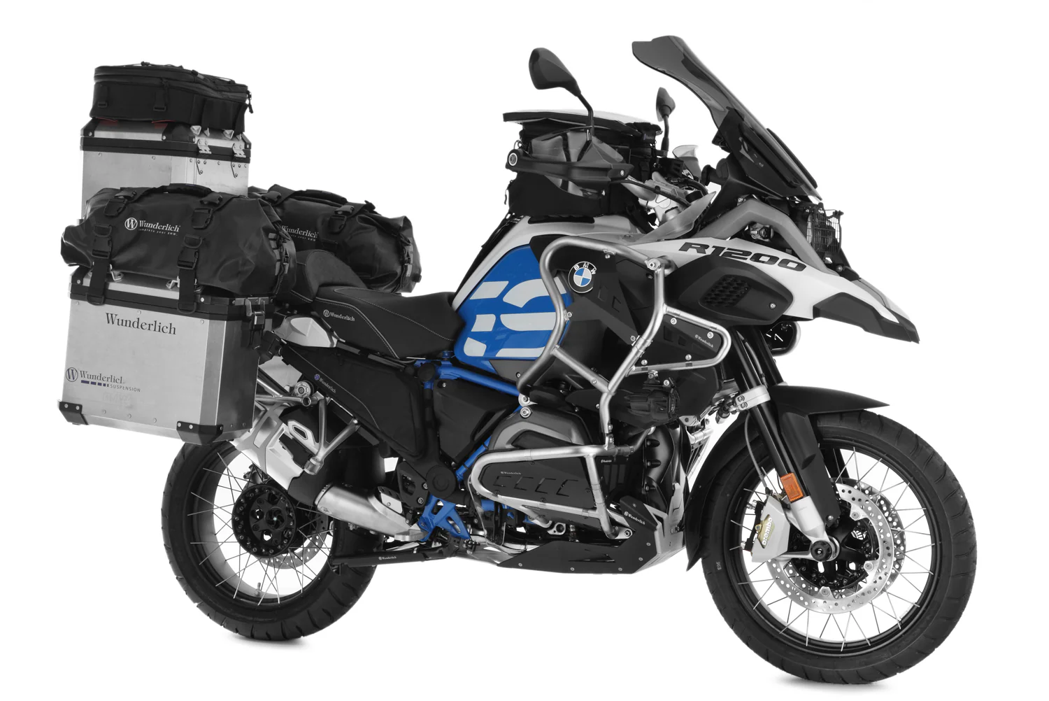 Wunderlich Rock Guard Set For Engine Protection Bars | Black | BMW R 1200 GS - Image 5
