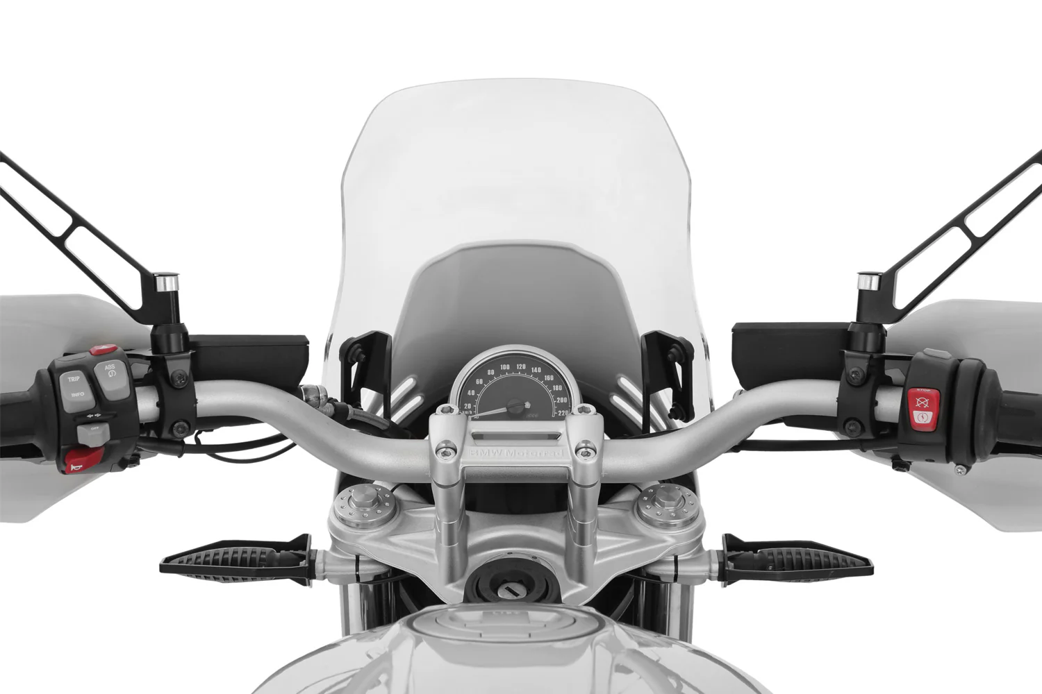 Wunderlich Screen For Cockpit Fairing without Orig. Rev Counter | Clear - Image 2