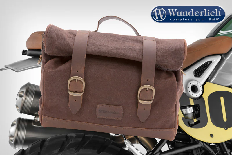 Wunderlich Side Bag Mammut Piece | Brown | BMW R nineT